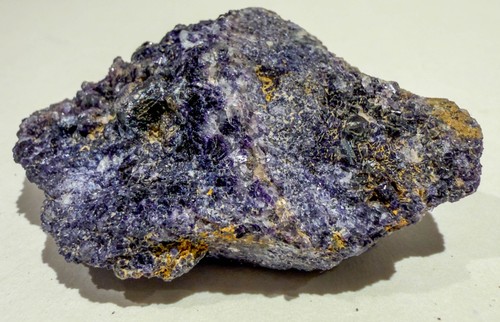 Blue john mineral specimen - blue,