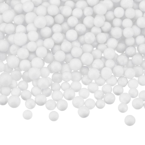 Foam beads 6mm mini - beads,, 4-6mm