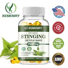 Stinging Nettle Root Capsules 7500mg - Support Prostate and Urinary Tract Health