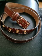 D&G belt - Brown - Slimline -