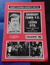 Grimsby Town v Leeds United Harry Wainman Benefit Match 3/2/1981