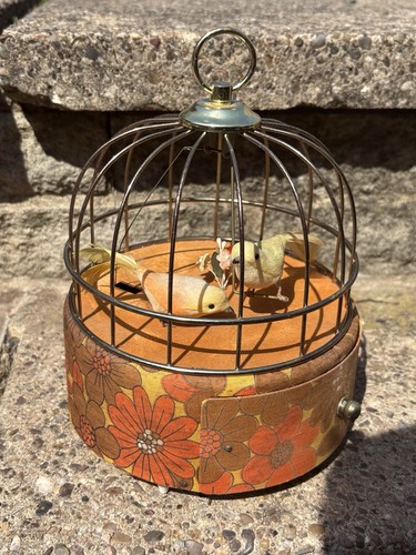 Vintage bird cage musical - cage,