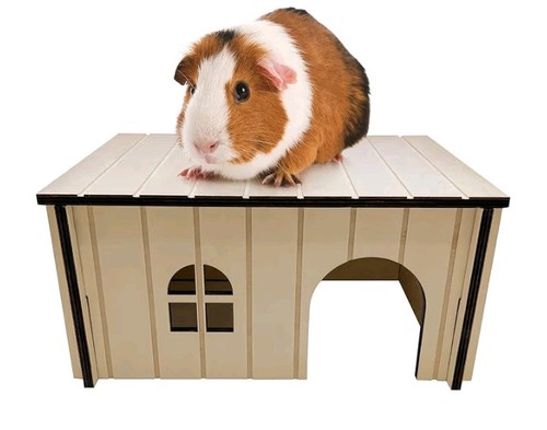 Medium wooden pet house - pet,