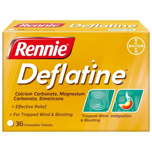 Rennie deflatine tablets for - rennie,