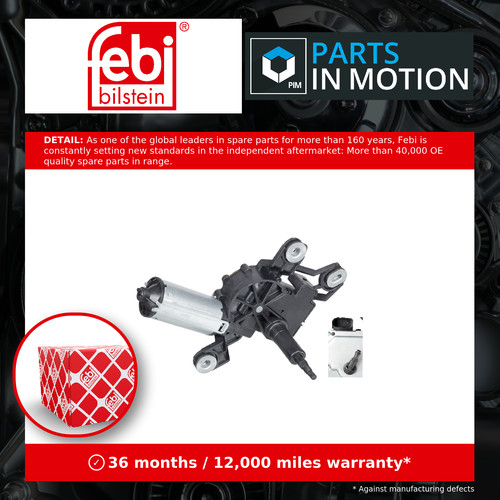 Wiper motor rear 103947 - wiper, febi