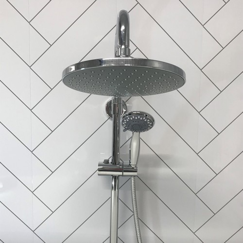 Grey bathroom shower wet wall - bathroom,
