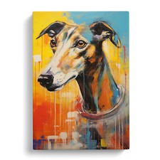 Greyhound Action Art Canvas