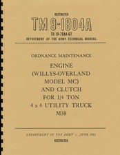 TM9 1804A ~ M38 ~ Jeep Engine