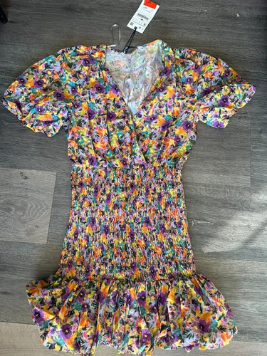 Zara floral mini - dress, with