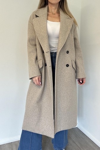 Zara long wool blend - zara, coat