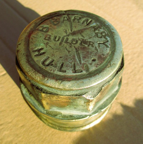 Antique brass carriage wheel - brass,