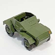 Vintage Dinky Meccano 673 Army Scout Car With Soldier Driver