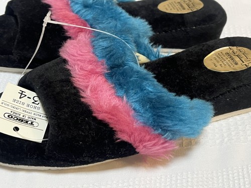 Vintage fluffy mule glamours - fluffy,