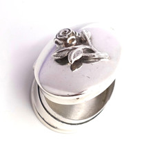 Sterling Silver Pill Box /