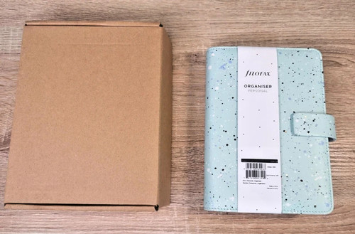 Filofax mint paint splatter - filofax,