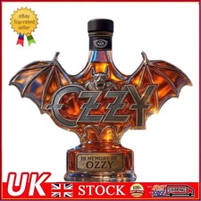 In Memory Of Ozzy Whiskey Bottle Osbourne Wing Glass Decanter Unique Gift 300ml
