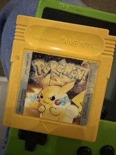 Pokemon Yellow Gameboy Game