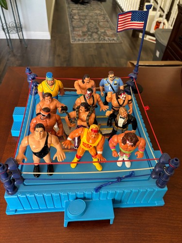Wwf wrestling set - set, 12