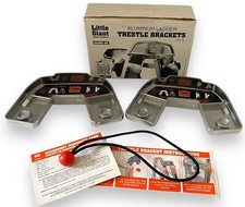 NEW OPEN BOX Little Giant Ladder Systems Aluminum Trestle Brackets #56212