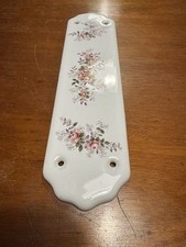 Vintage Ceramic Finger Plate Door Push Plate 