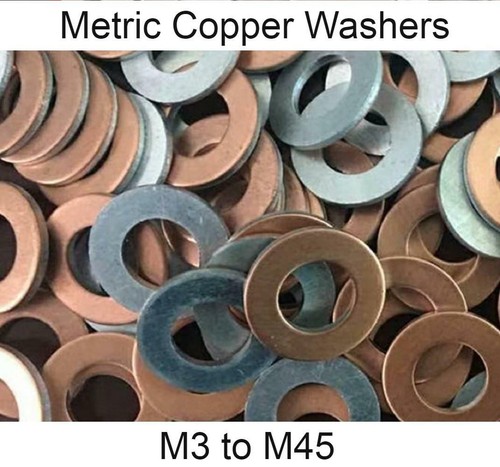 Copper metric sealing - metric, crush