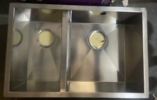 Cooke & Lewis Cajal Stainless steel 1.5 Bowl Sink 450x692mm SLIGHTLY CHIPPED