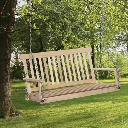 Seater wooden swing chair - seater,