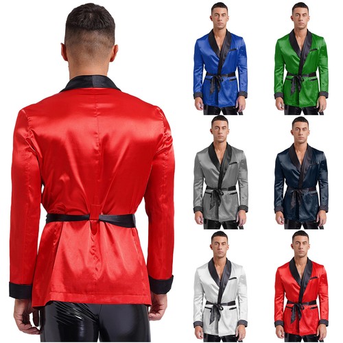 Mens silky satin smoking - mens,