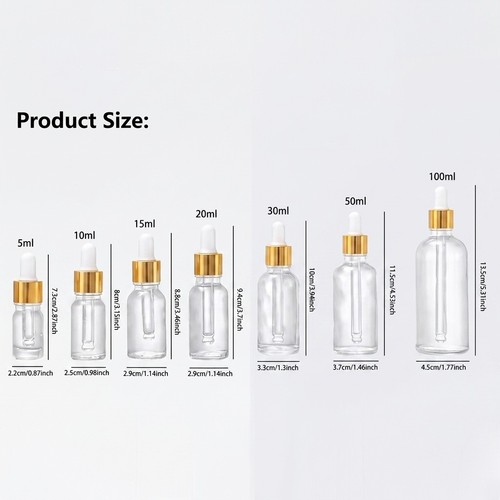 Amber glass dropper bottles - amber,