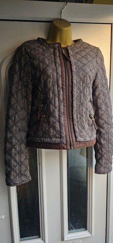 Zara women brown - brown, quilted