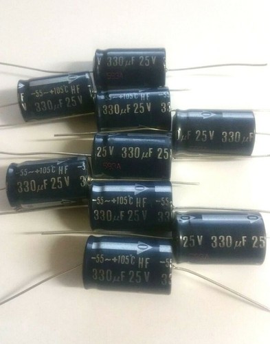 10pcs 330uf 25v panasonic - 25v,