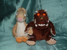 THE GRUFFALO  GRUFFALO & MOUSE MEDIUM 7" PLUSH SOFT TOYS BY AURORA WORLD