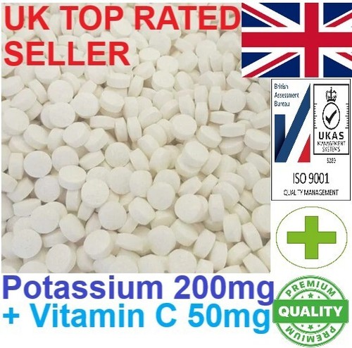Potassium tablets vitamin - vitamin, c