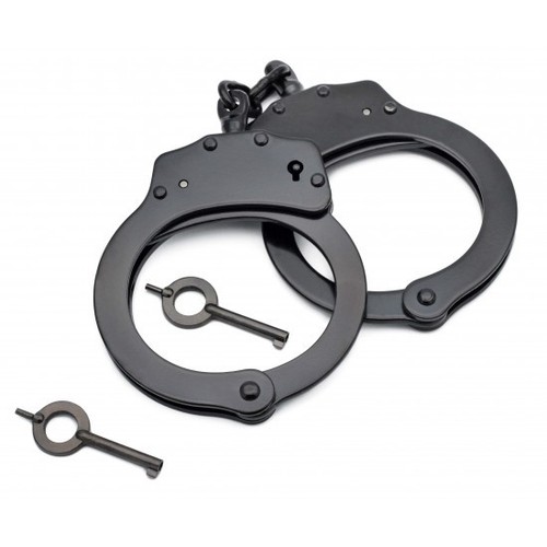 Police magnum black - black, steel