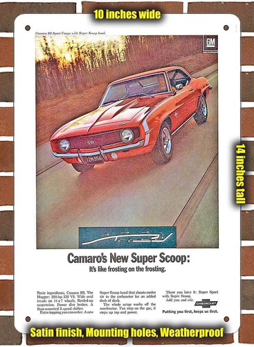 Metal sign 1969 - sign, chevrolet