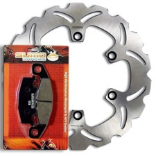 Front Brake Disc Rotor + Pads