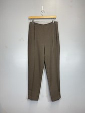 Annette Gortz Wool Blend Trousers Brown Khaki 40 / 30 31W