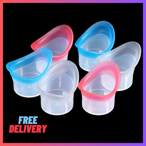 2pcs silicone eyewash cup - silicone, soft