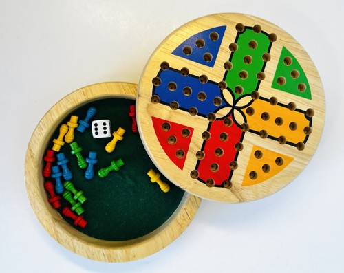 Vintage pintoy wooden ludo - pintoy,