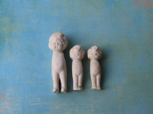 Bisque doll head - 3, &