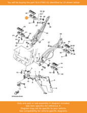 YAMAHA Footrest, Rear 2