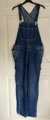 Blue denim dungarees - denim,