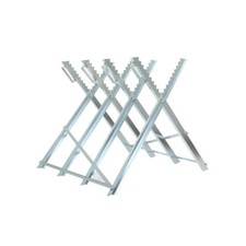 Saw Horse Log Holder Heavy Duty Chainsaw Woodworking Metal Serrated Holder