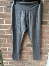 Ladies Faux Rubber Leggings -