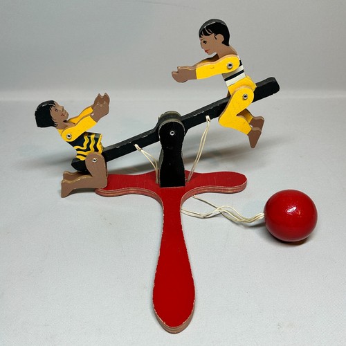 Vintage wooden toy handheld - wooden,