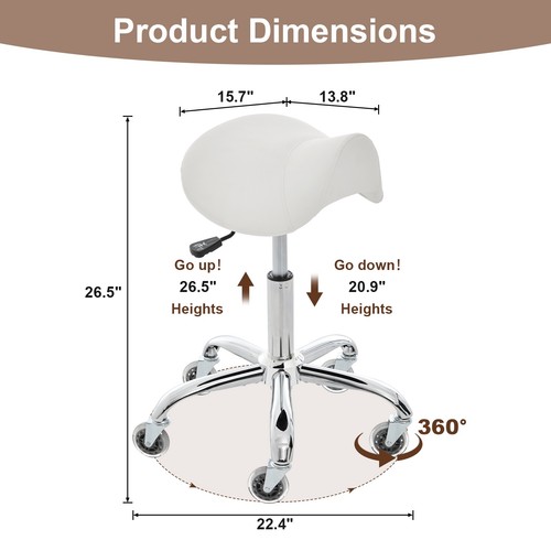 Saddle stool with versatile - saddle,
