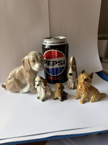 Vintage ceramic dogs wade - dogs,