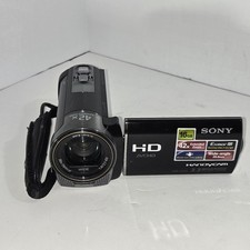Sony Handycam HDR-CX160 HD Camcorder Flip Screen Built-In Charger Touchscreen