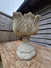 Very Large Tulip Style Garden Outdoor Ornamental Stone Planter