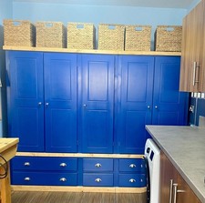 Dark Navy Larder Cupboard